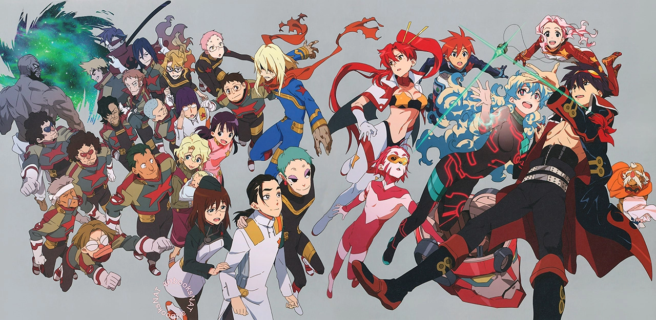 Gurren Lagann The Movie: The Lights in the Sky are Stars banner