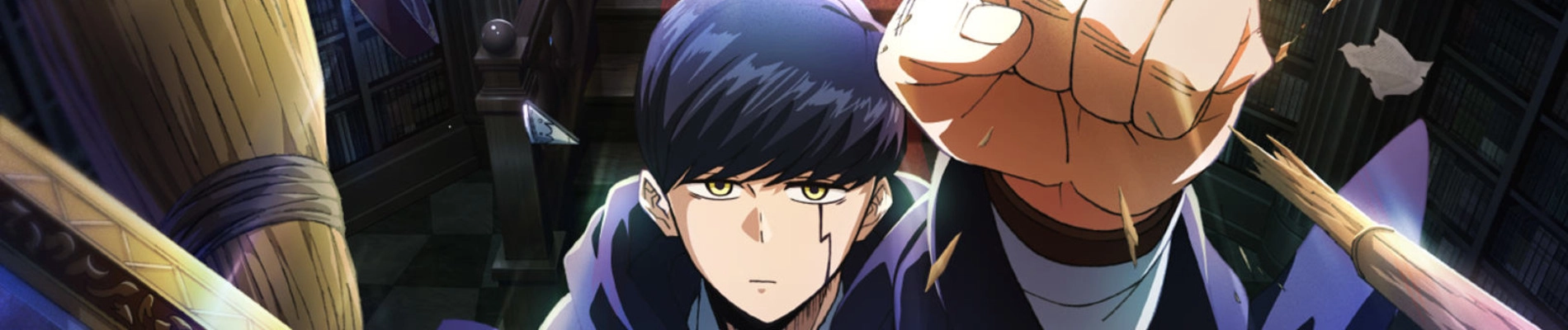 Mashle: Magic and Muscles - The Divine Visionary Candidate Exam Arc banner