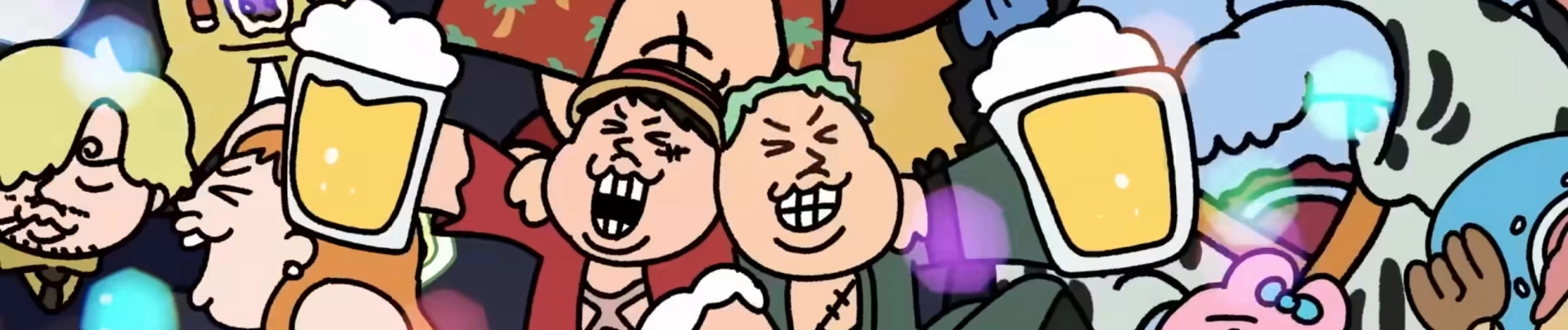 One Piece x Kawaisouni: Kono Boushi wo Omae ni Azukeru banner