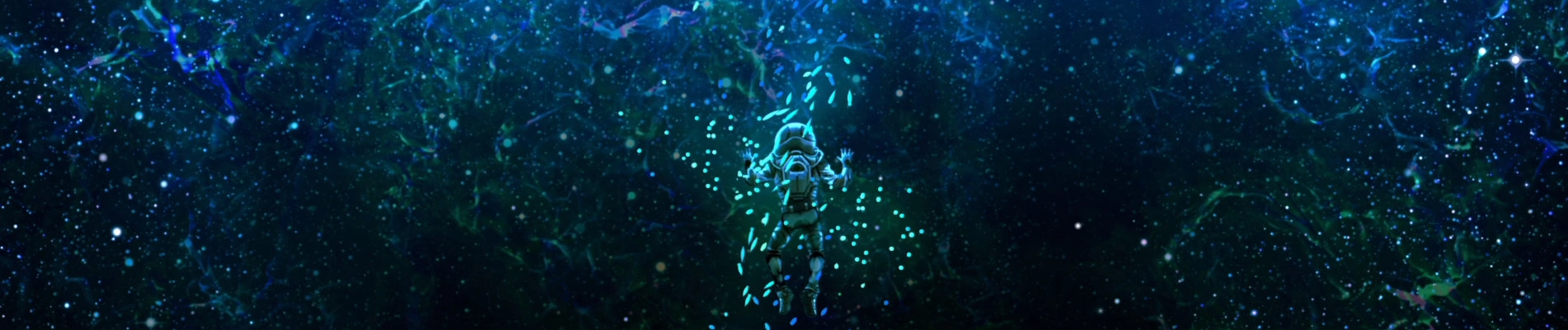 Infinite Blue banner