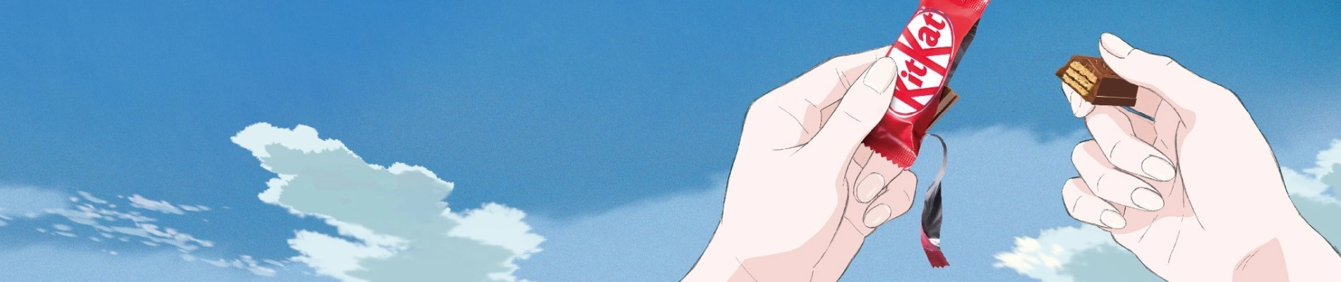 Kikkake wa, KitKat de. banner