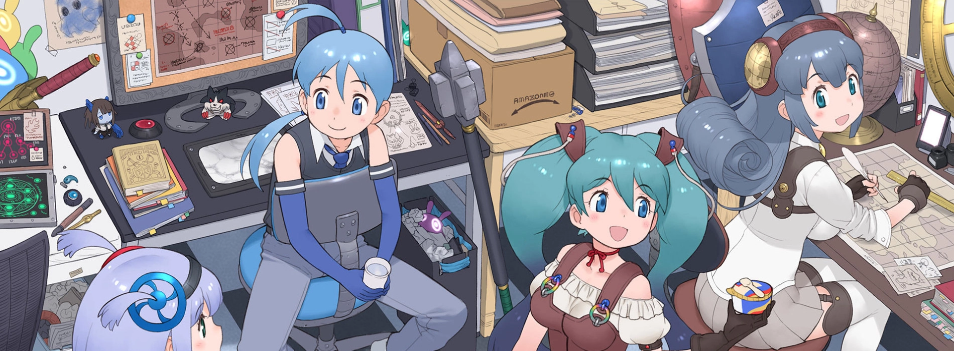 Shachibato! President, It's Time for Battle! banner