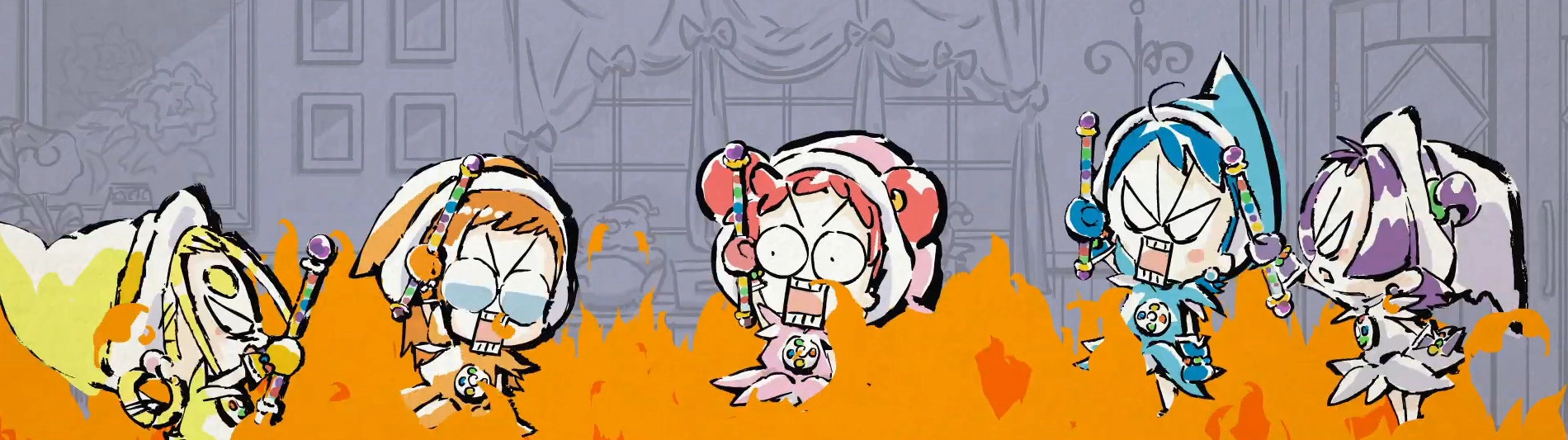 Ojamajo Doremi: Owarai Gekijou banner